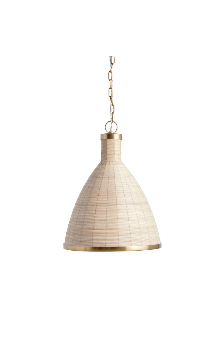 Maye Petite Bell Pendant, Main, color, Brown