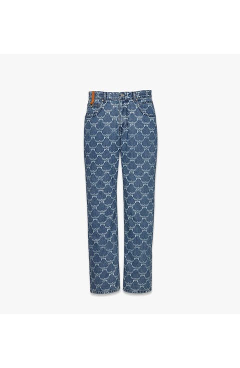 Lauretos Monogram Denim Jeans