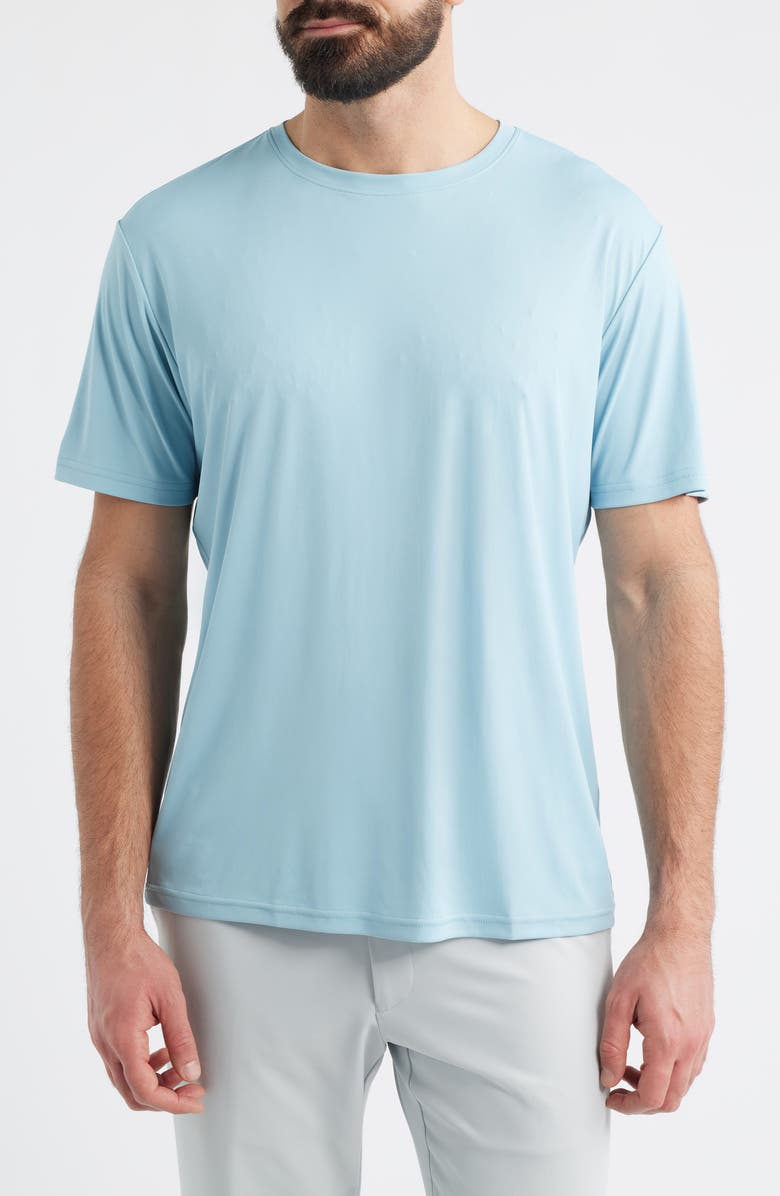 Peter Millar Featherweight Performance T-Shirt, Main, color, Seaflower