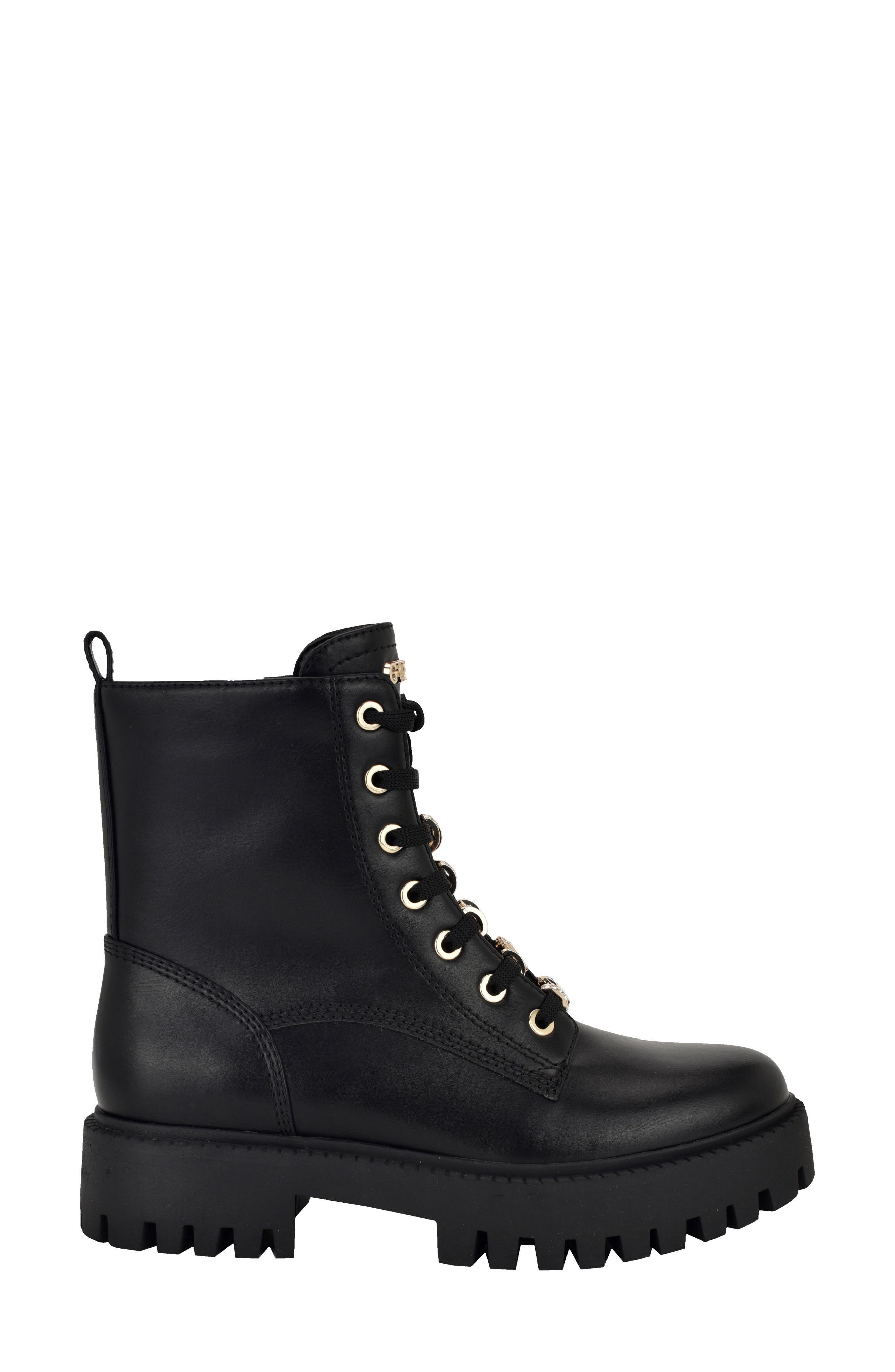 GUESS Fionaa Lug Sole Bootie, Alternate, color, 