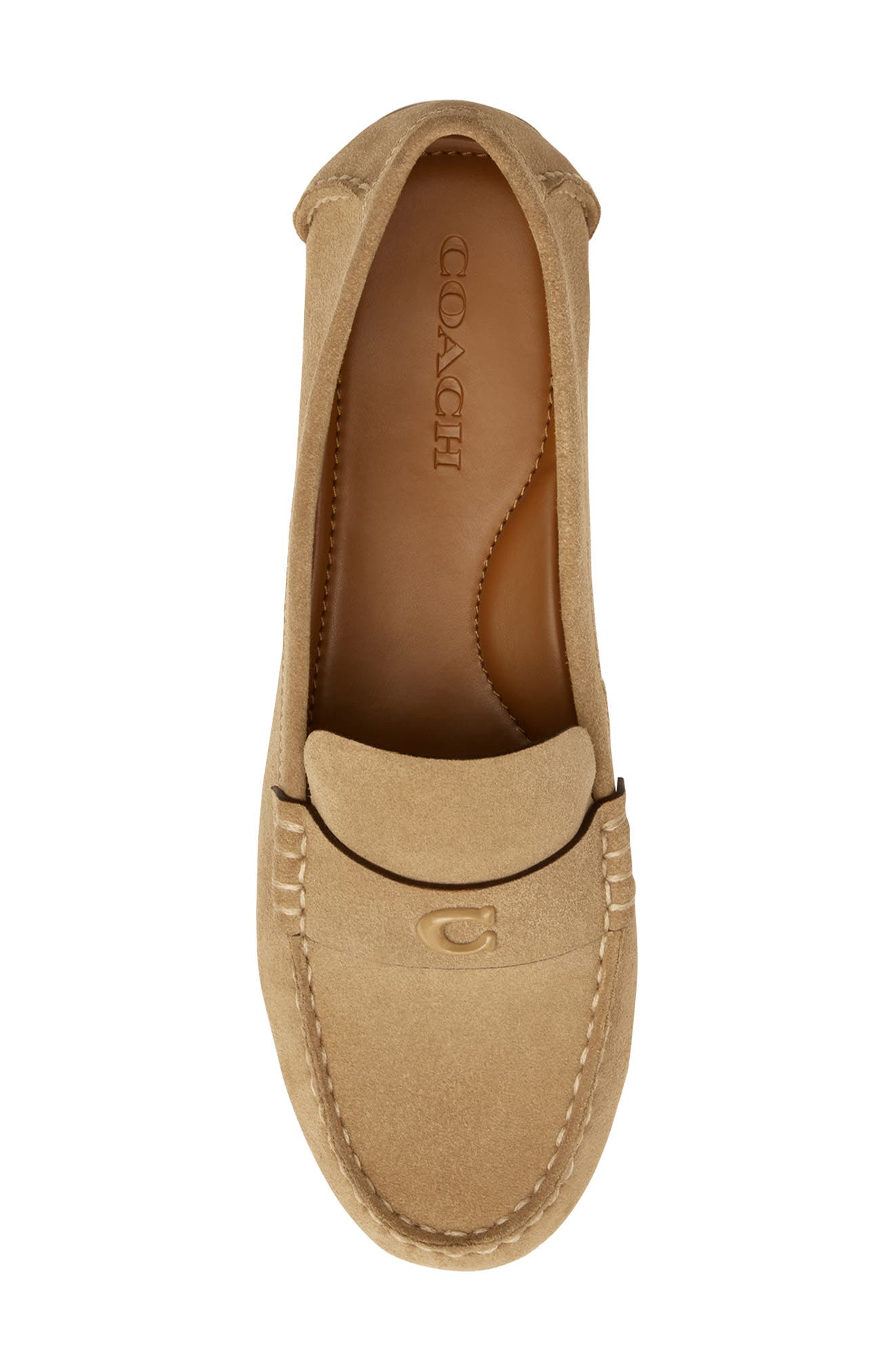 COACH Sculpted C Driving Loafer, Alternate, color, 