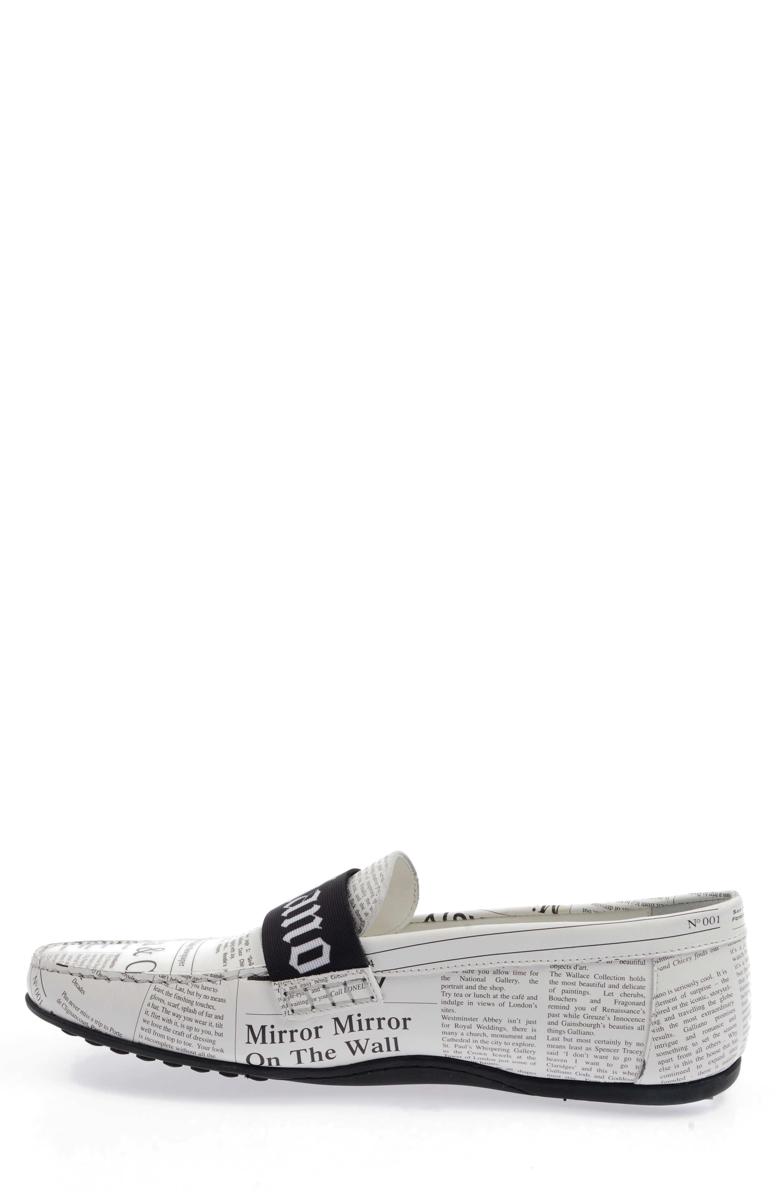 John Galliano Paris Gazette Driver, Alternate, color, 