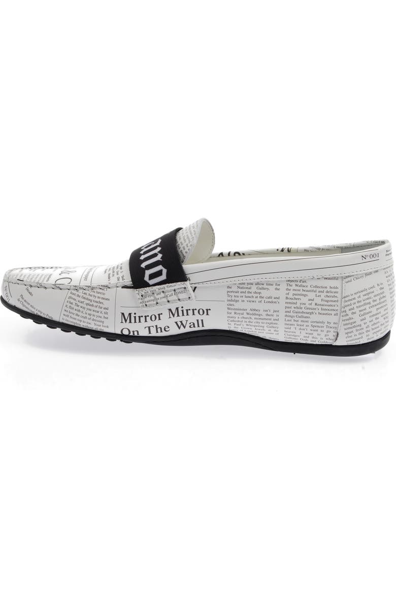 John Galliano Paris Gazette Driver, Alternate, color,