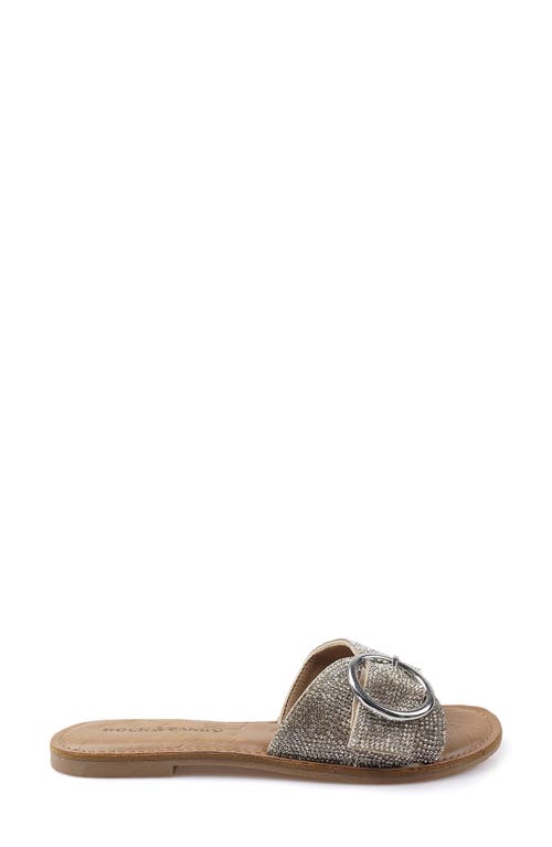Rock & Candy Rock And Candy Crystal Buckle Slide Sandal