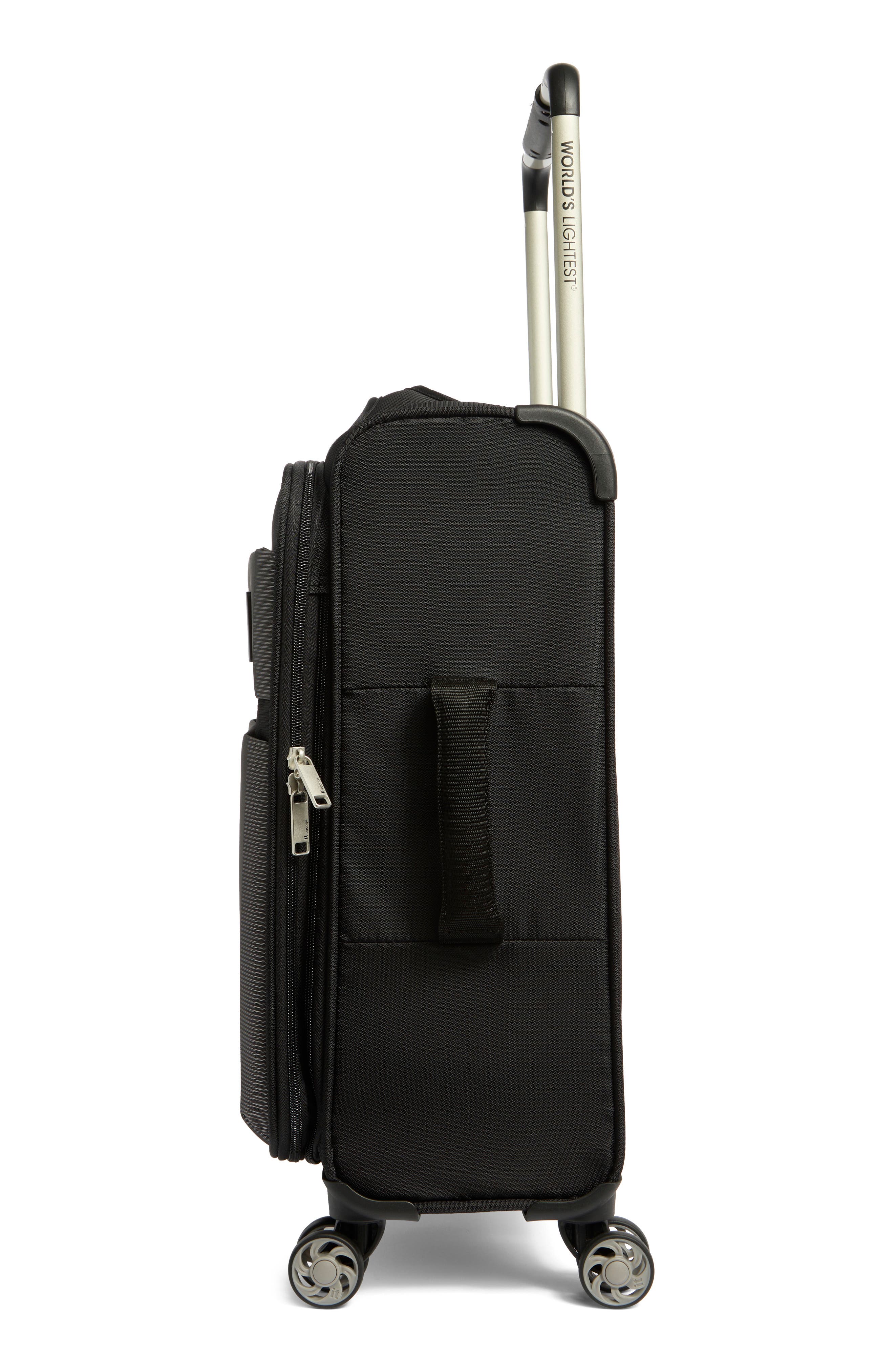 IT LUGGAGE Debonair 21-Inch Softside Carry-On Luggage, Alternate, color, Black/ White