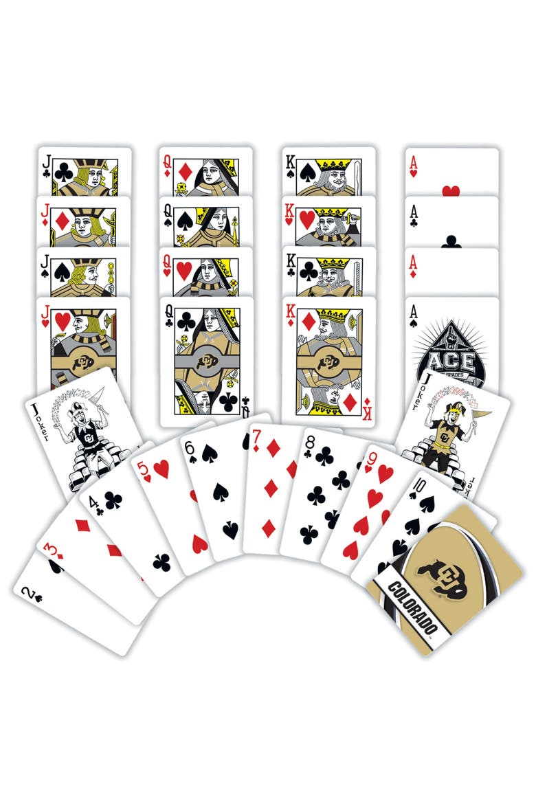 Colorado Buffaloes Playing Cards, Alternate, color, Multicolor