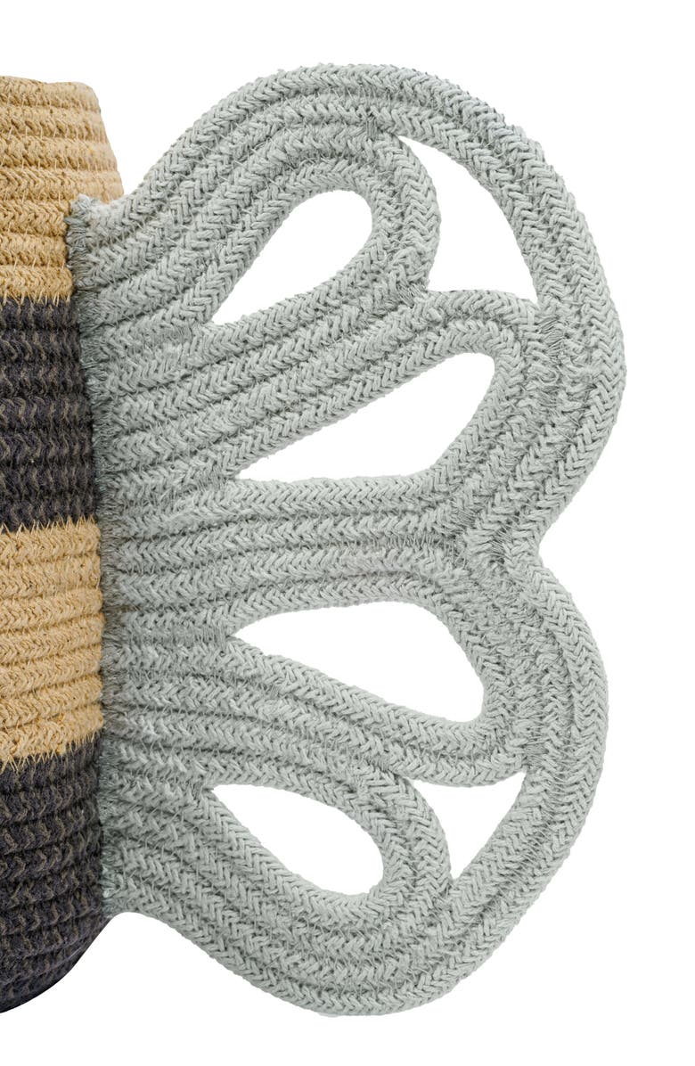 Lorena Canals Mama Bee Basket, Alternate, color, Black