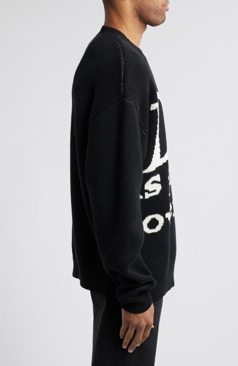 DIET STARTS MONDAY Lovers Oversize Cotton Crewneck Sweater, Alternate, color, 