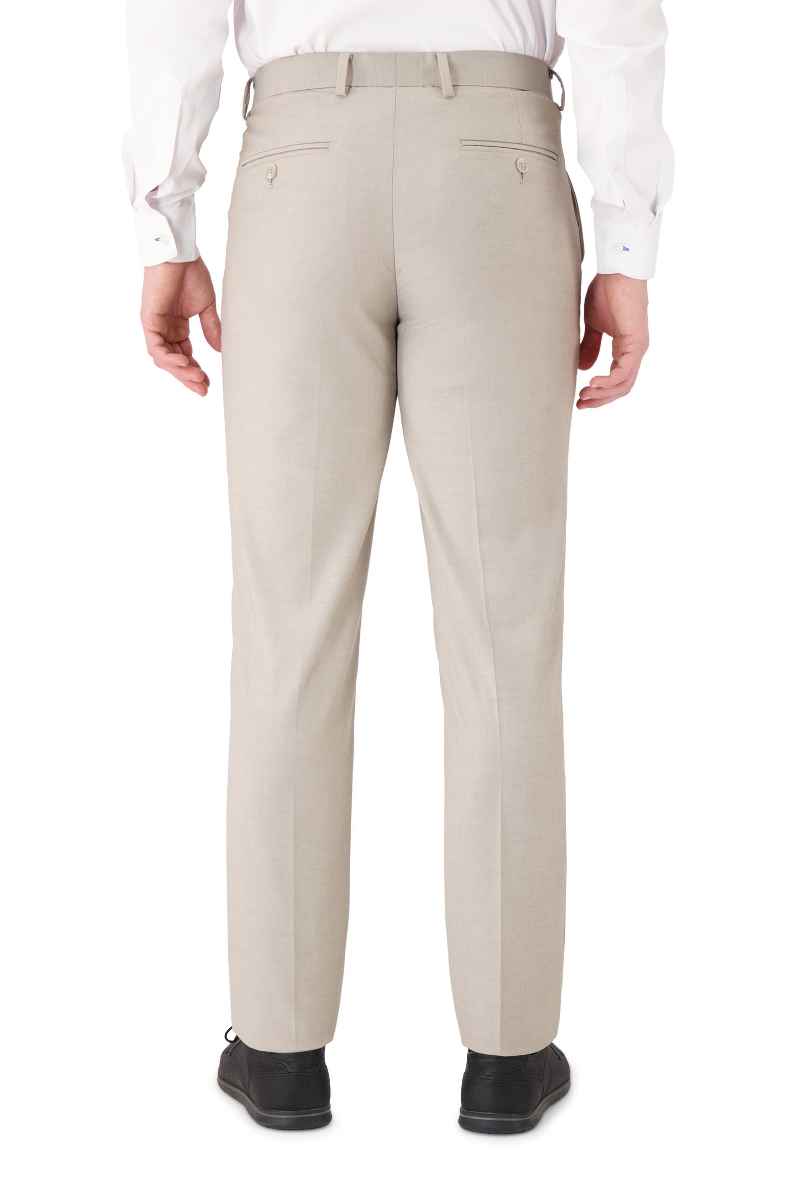 Emmanuel Candles Victor Emmanuel Flat Front Dress Pants (Men) | Nordstromrack