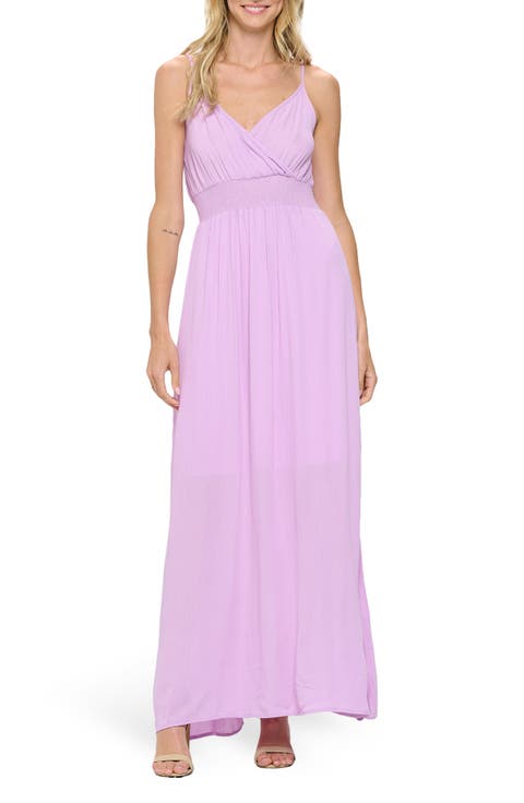 Solid Sleeveless Gauze Maxi Dress