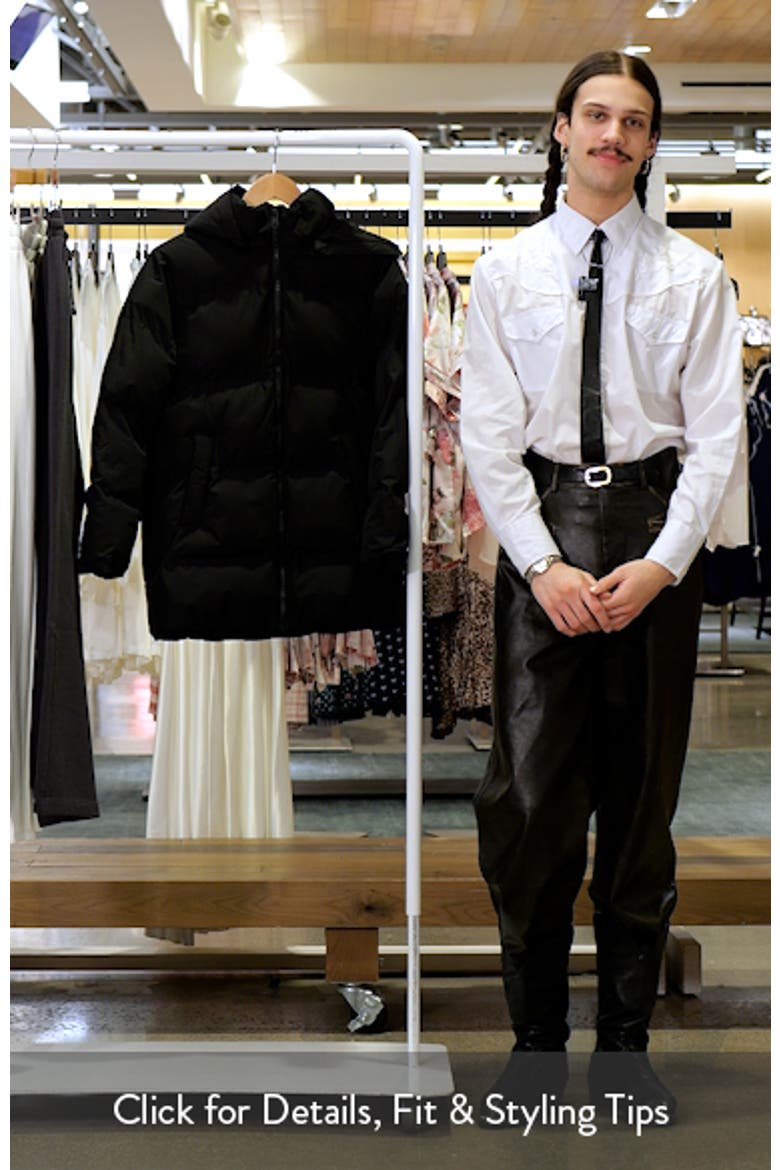 Hooded Puffer Coat video
