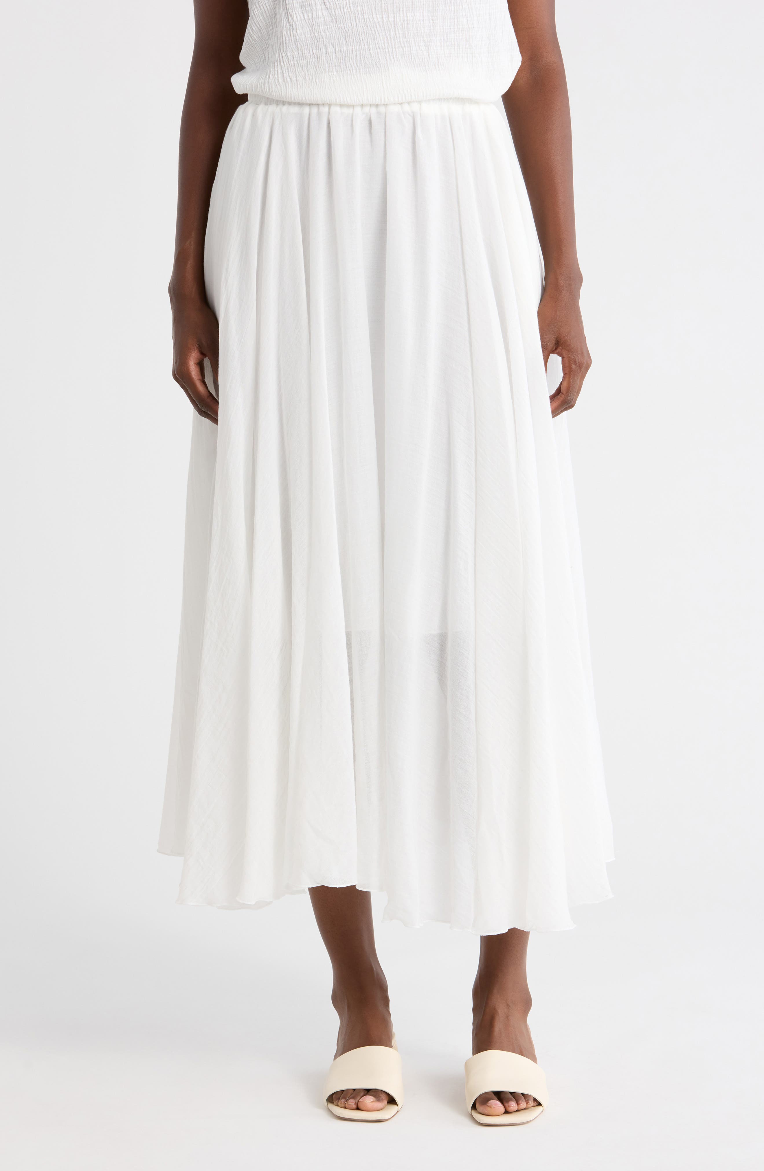 MAX STUDIO Gauze Skirt