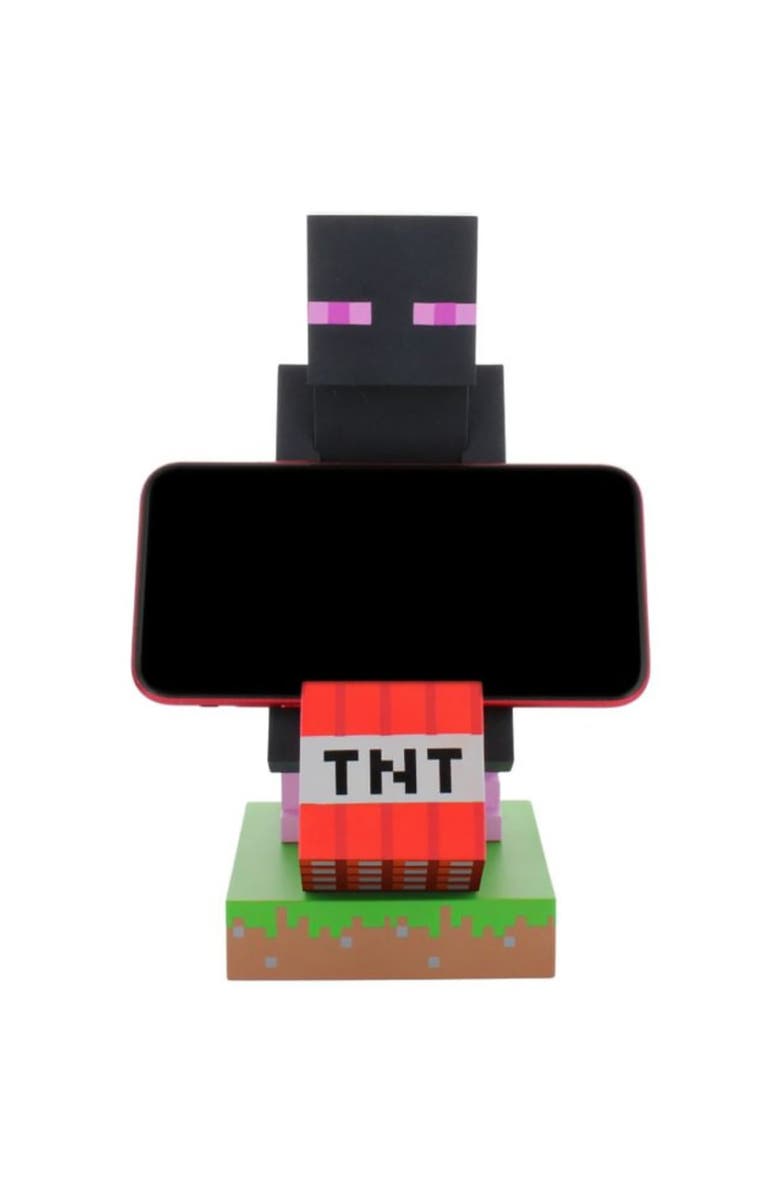 Exquisite Gaming Minecraft Enderman Cable Guys Controller and Phone Holder, Alternate, color, Multicolored