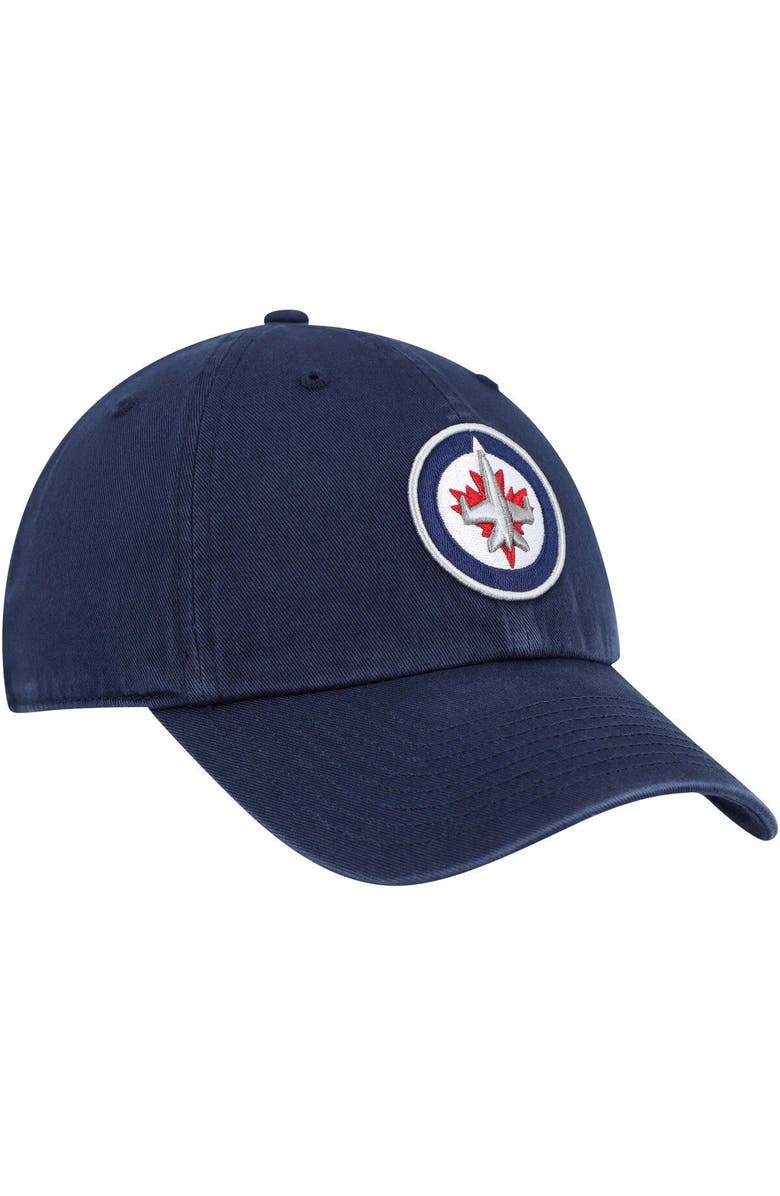 '47 Men's '47 Navy Winnipeg Jets Clean Up Adjustable Hat, Alternate, color, Navy