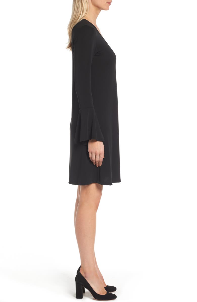 Karen Kane Taylor Flare Sleeve A-Line Dress, Alternate, color, 