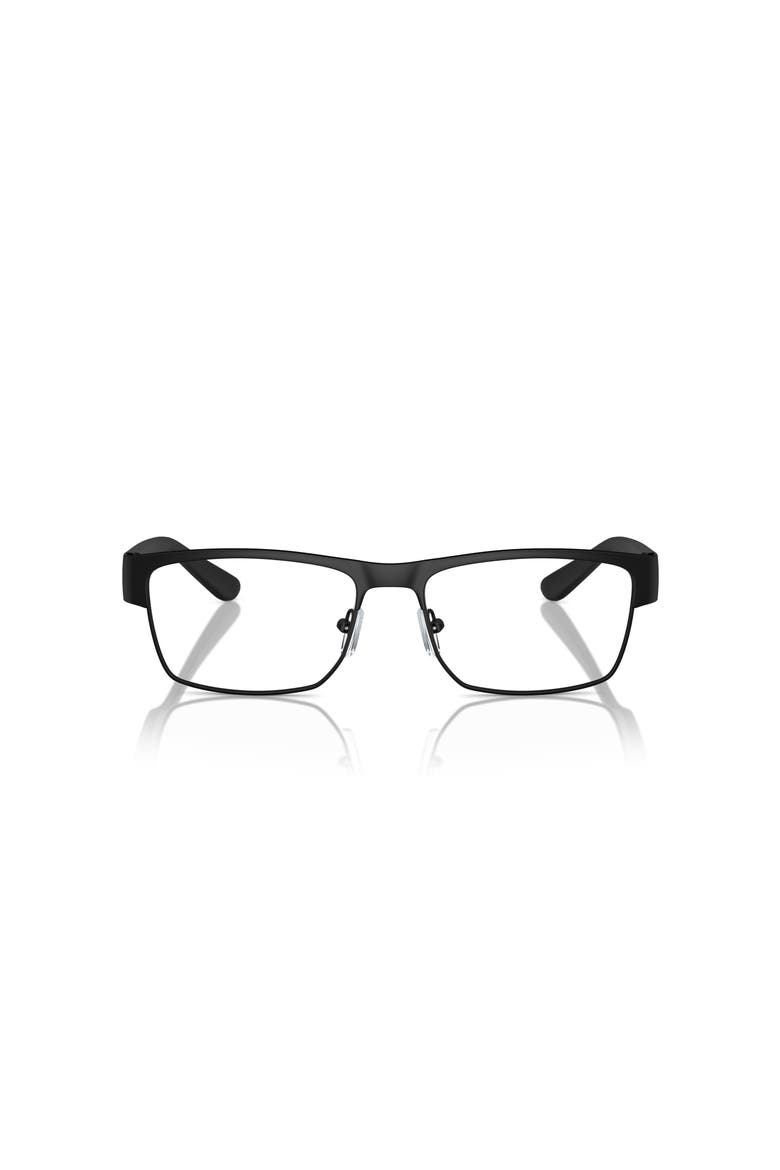 56mm Rectangle optical glasses, Alternate, color, Black