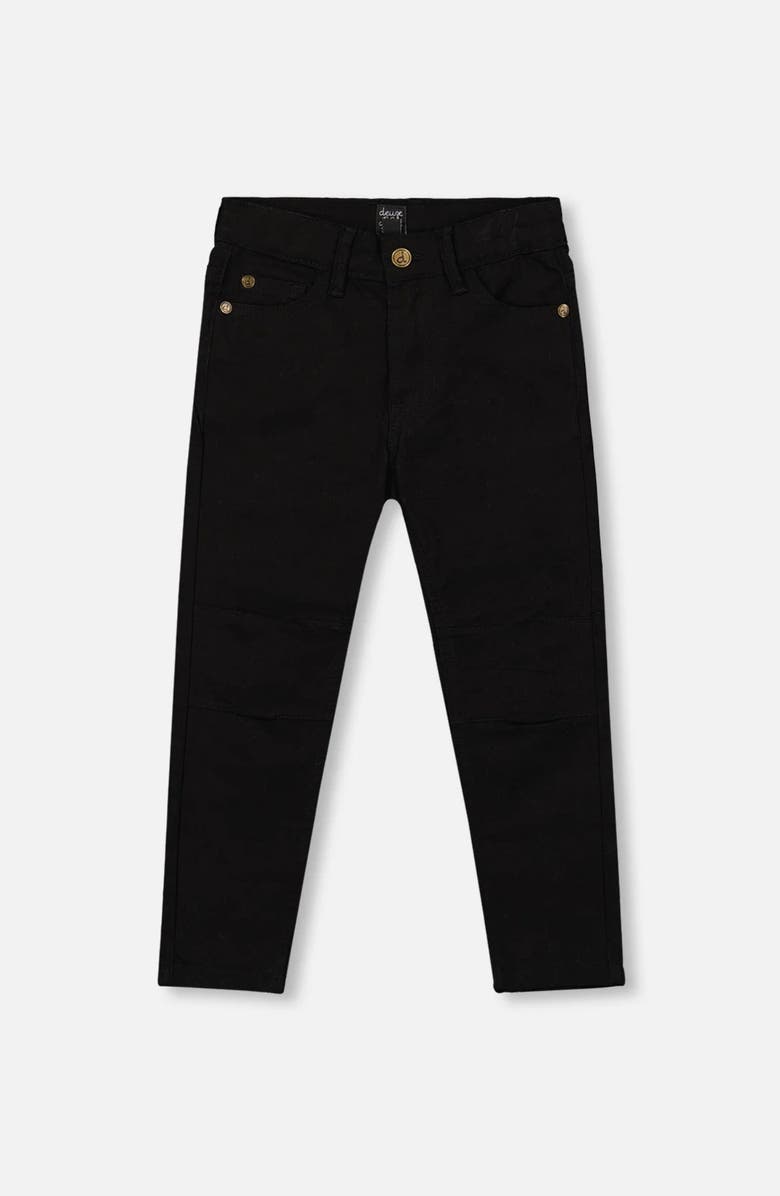Deux par Deux Stretch Twill Pants, Main, color, Black