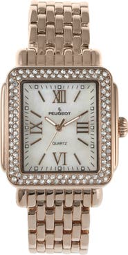 Peugeot Panther Square Tank Bracelet Watch- 36x30MM