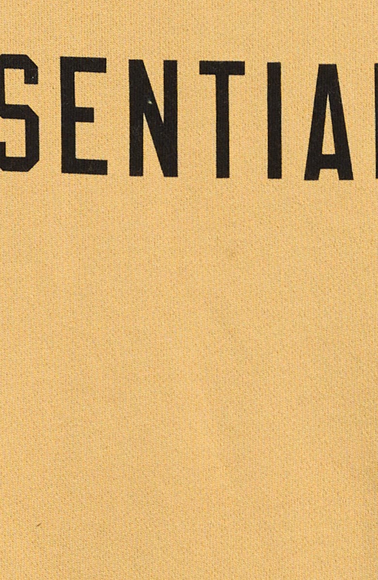 Fear of God Essentials Kids' Crewneck Long Sleeve Sweatshirt Dress, Alternate, color, Amber