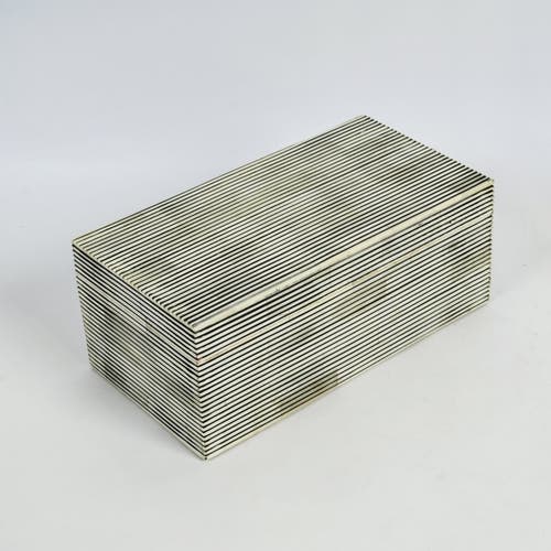 Mela Artisans Pinstripe Inlay Box In Multi