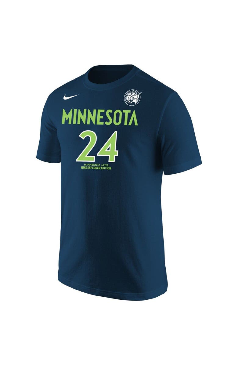 Nike Men's Nike Napheesa Collier Navy Minnesota Lynx Explorer Edition Name & Number T-Shirt, Alternate, color,
