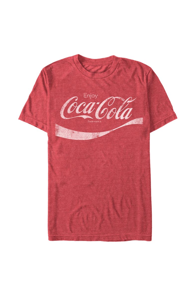 Men's Coca Cola Taste of Time  Graphic T-Shirt, Alternate, color, Red Heather