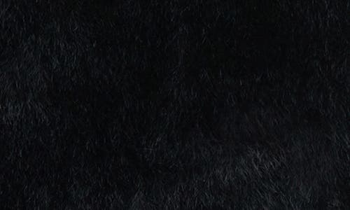 Apparis Esti Buckle Faux Hair Tote Bag In Noir