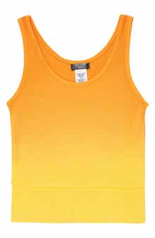 Truce Kids' Dip Dye Crop Rib Tank