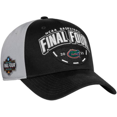 Men's Jordan Brand Black/Gray Florida Gators 2025 NCAA Men's Basketball Tournament March Madness Final Four Regional Champions Locker Room Adjustable Hat