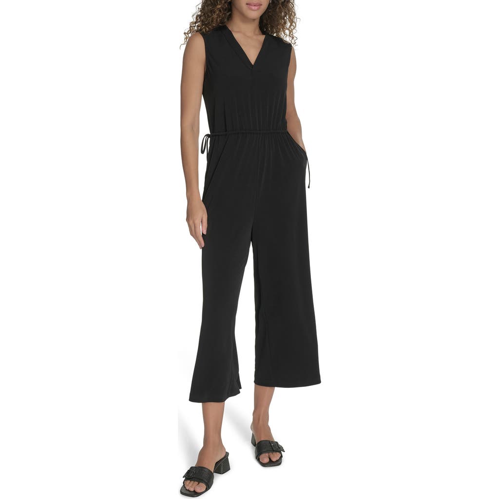 Calvin Klein Cropped Wide Leg Jumpsuit