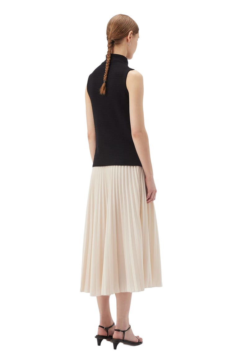 Lightweight Cashmere Silk Turtleneck, Alternate, color, Black