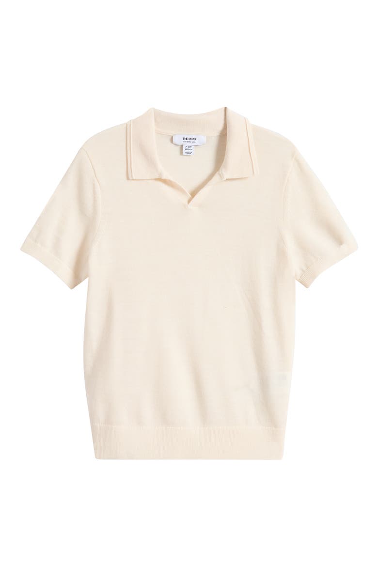 Kids' Duchie Wool Polo, Main, color, SNOW WHITE