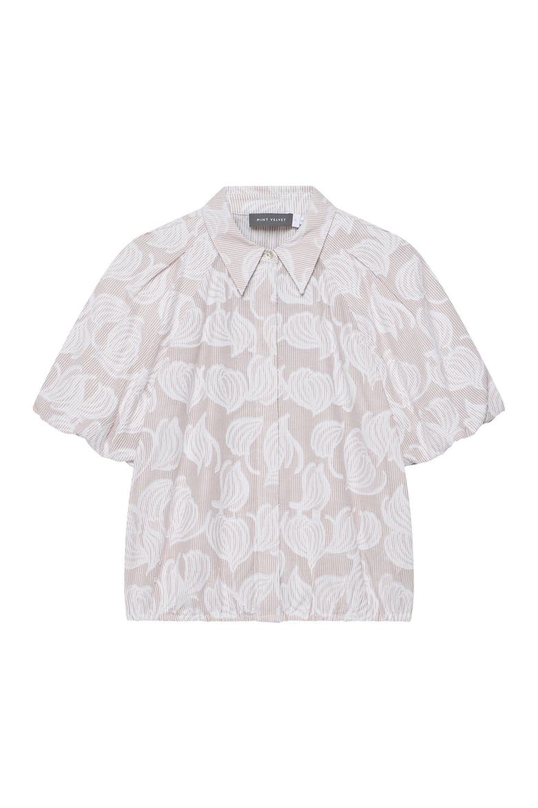 Cotton Jacquard Shirt, Alternate, color, Neutral