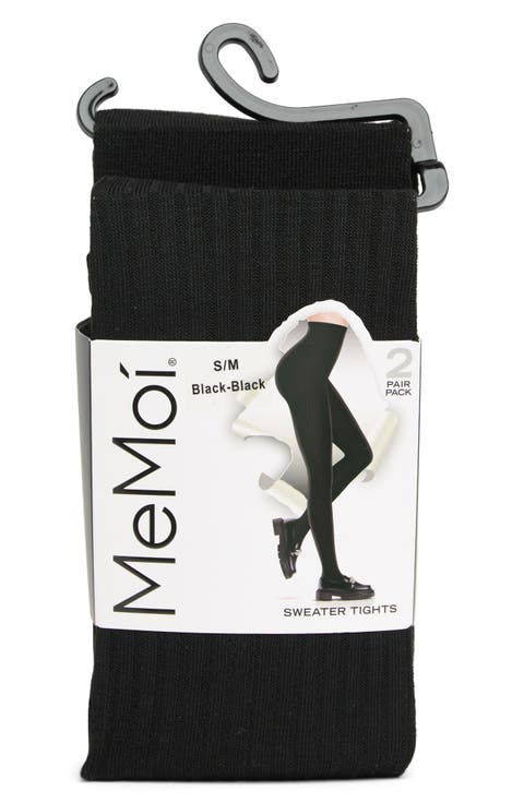 2-Pack Solid Sweater Tights