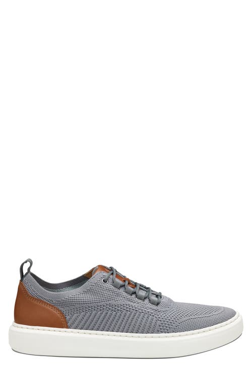 Johnston & Murphy Anders Knit Sneaker In Gray Knit