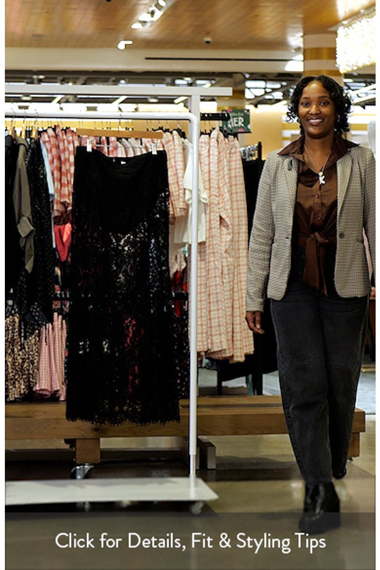Cosette Semisheer Lace Maxi Skirt video