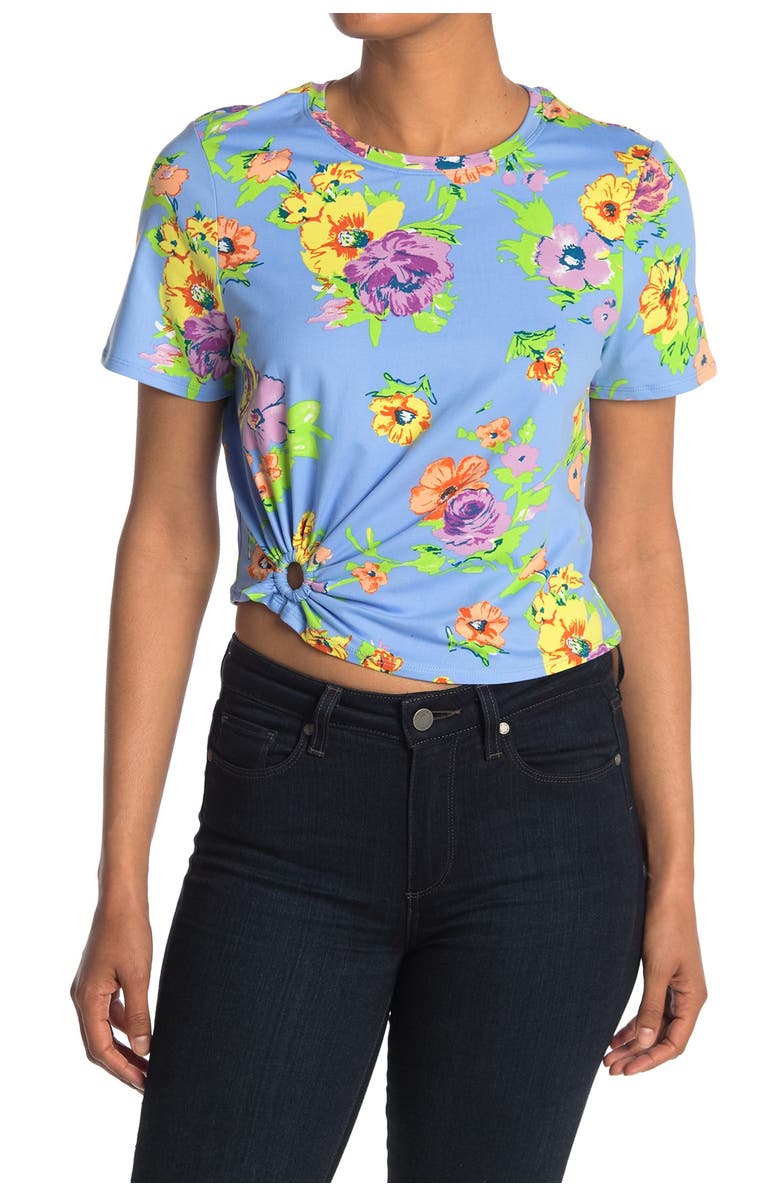 WAYF Gathered Short Sleeve T-Shirt, Main, color, 