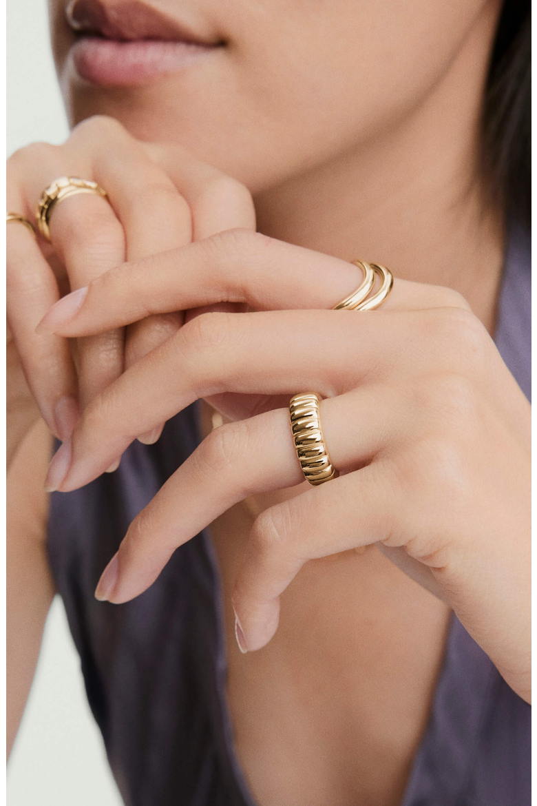 Charlotte Ring, Alternate, color, Yellow Gold