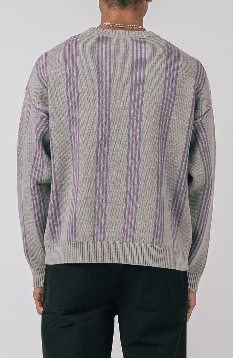 STUDENTS Beckford Stripe Knit Crewneck Sweater, Alternate, color,