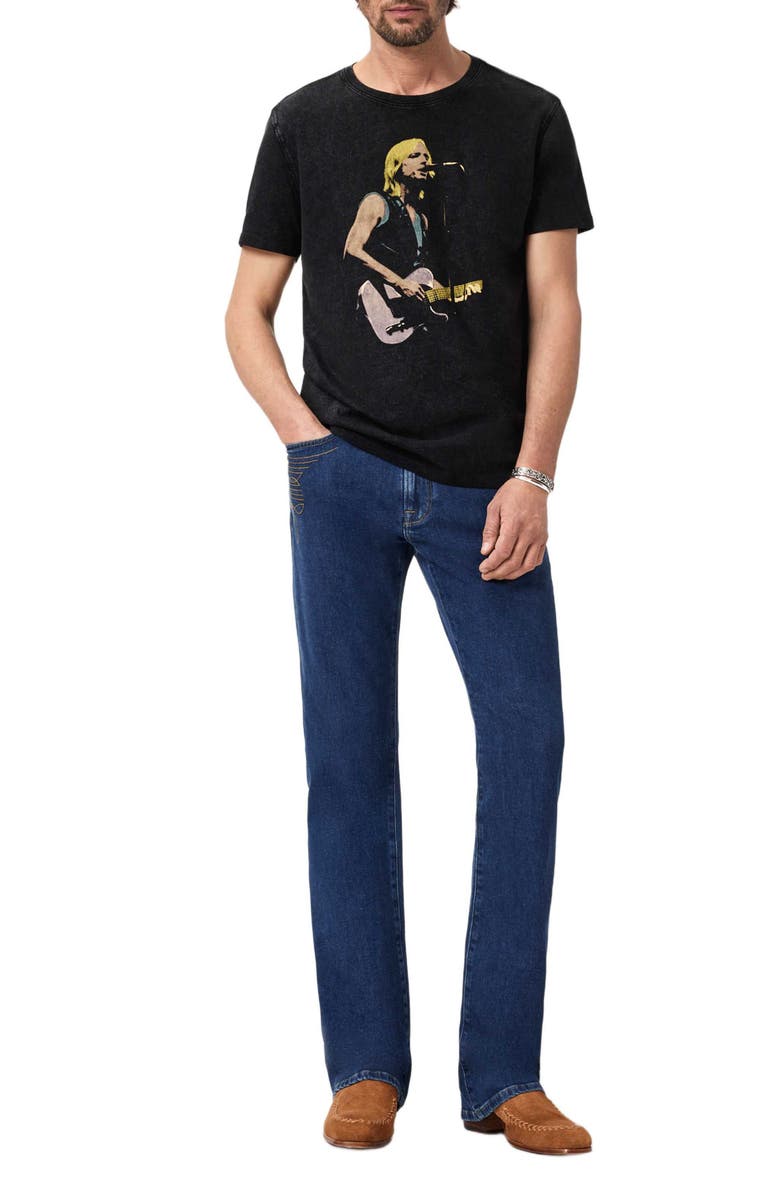 John Varvatos Tom Petty Organic Cotton Graphic T-Shirt, Alternate, color, Black