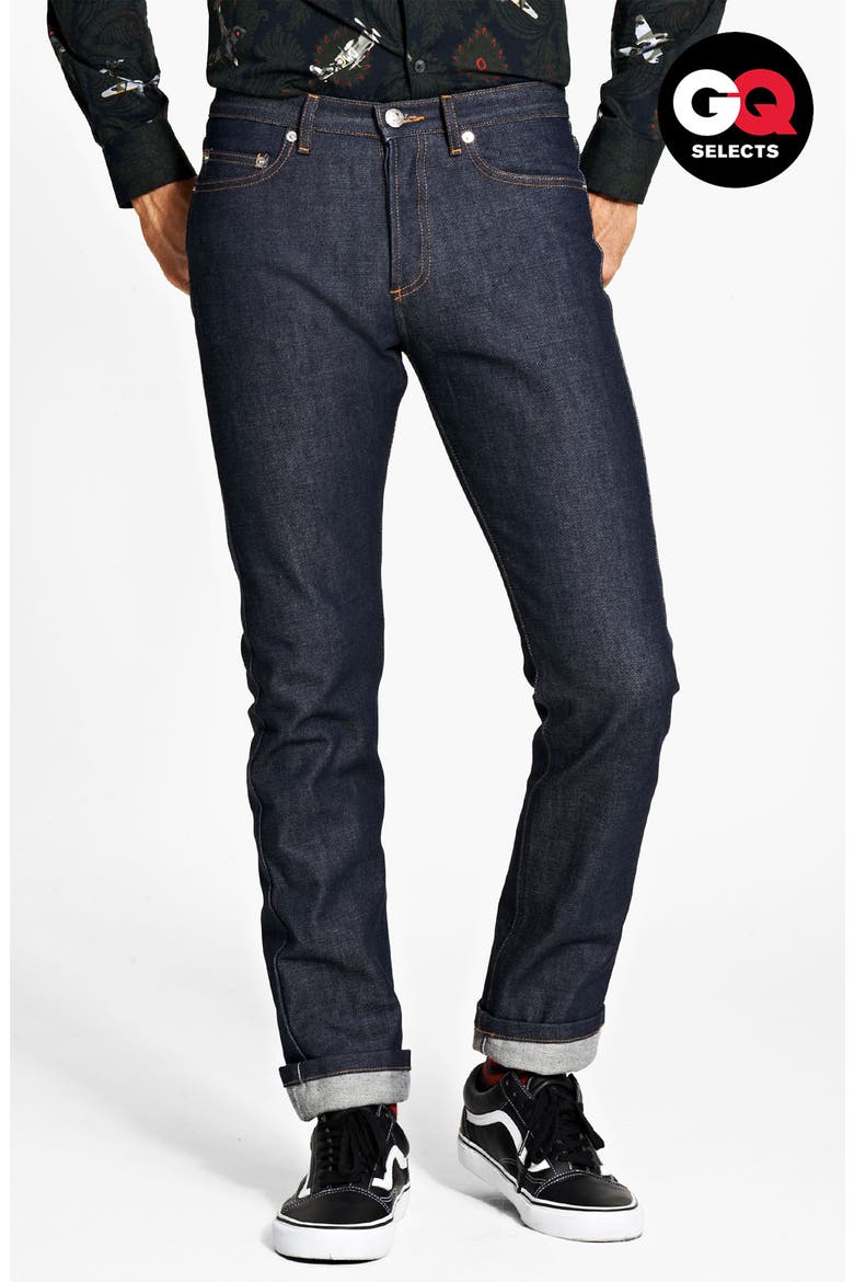 'New Cure' Slim Leg Jeans, Alternate, color, BLUE