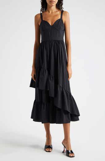 Cinq à Sept Amy Ruffle Asymmetric Dress