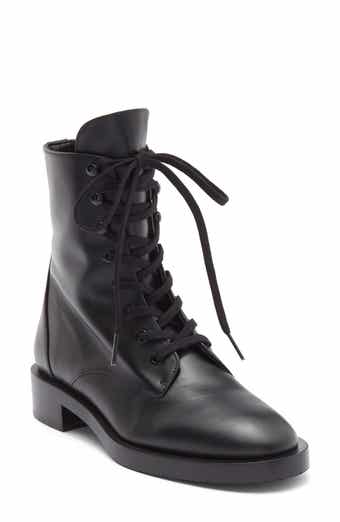 Stuart Weitzman Sondra Lace-Up Combat Boot
