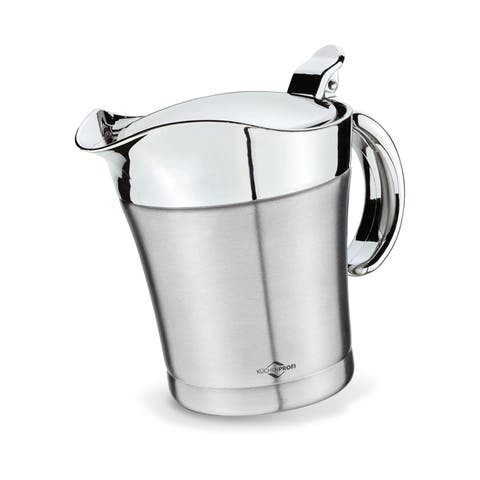 Elegance Stainless Steel Gravy Boat, 16-Ounce