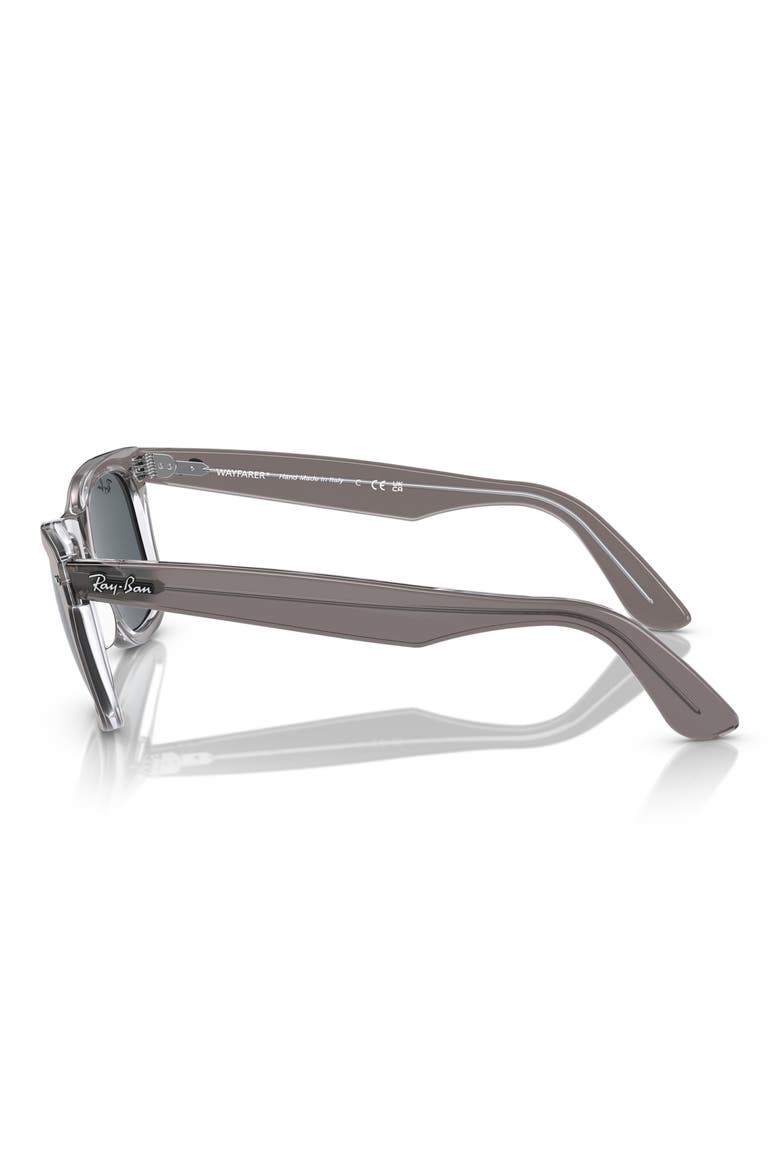 Classic 50mm Wayfarer Sunglasses, Alternate, color, BLUE GREY