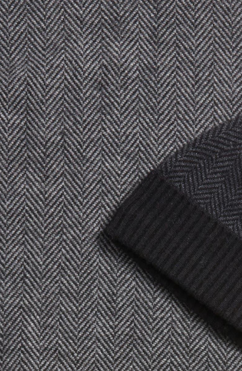 Nordstrom Wool & Cashmere Beanie & Scarf Set, Alternate, color, Black
