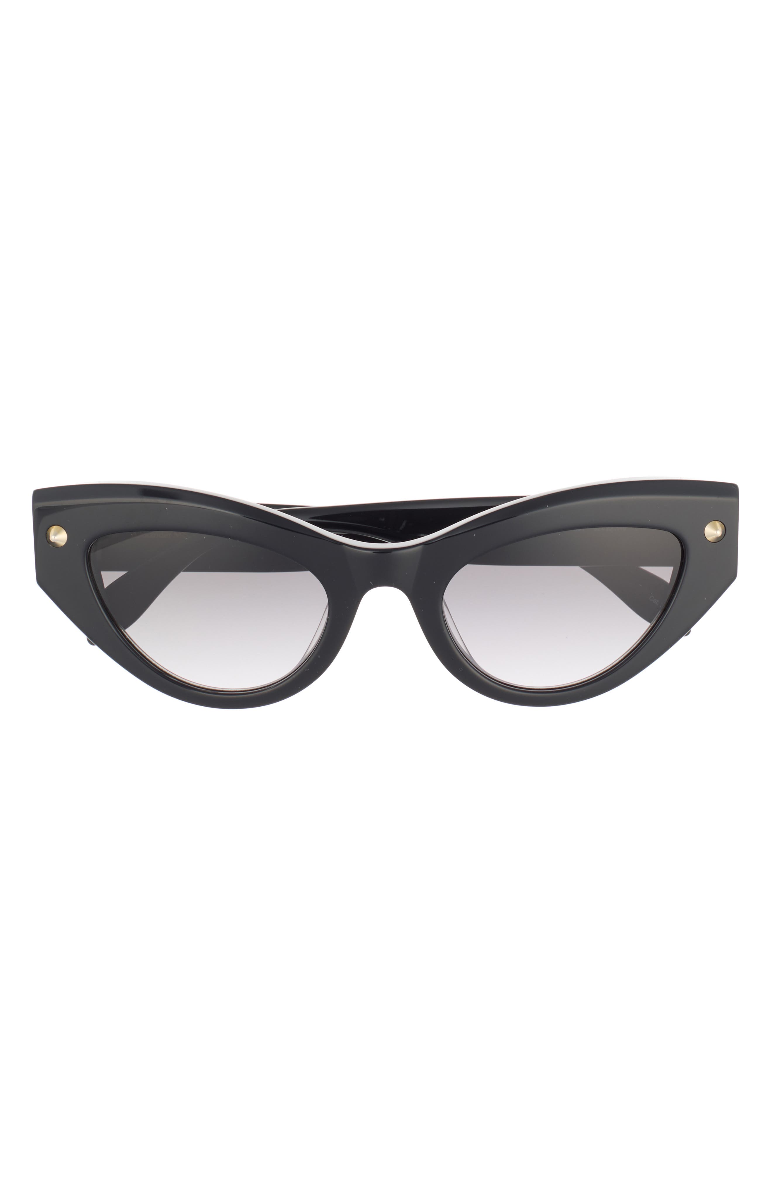 McQueen 52mm Cat Eye Sunglasses