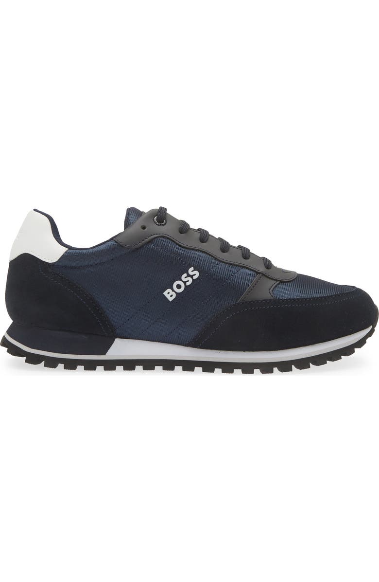 BOSS Parkour Runn NYMX Sneaker, Alternate, color, Dk Bu