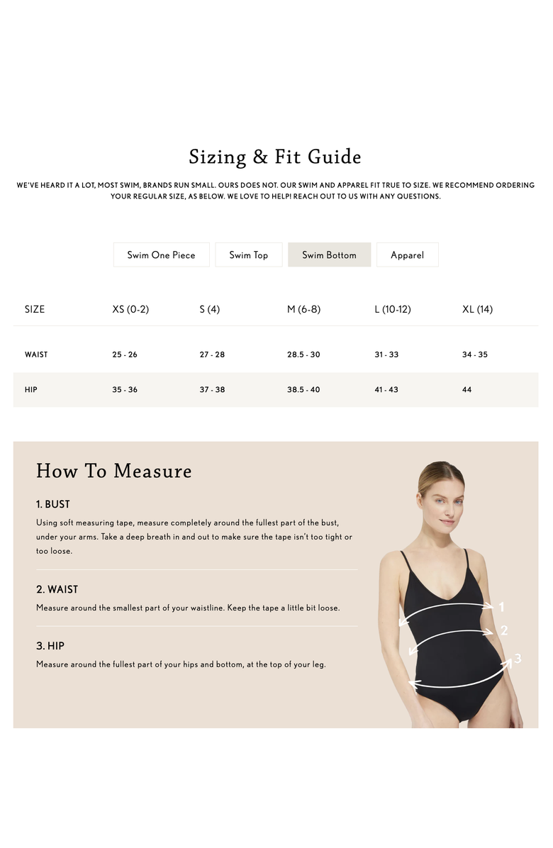 Change of Scenery Side Tie High Waist Bikini Bottom with Full Coverage, Alternate, color, Black Texture
