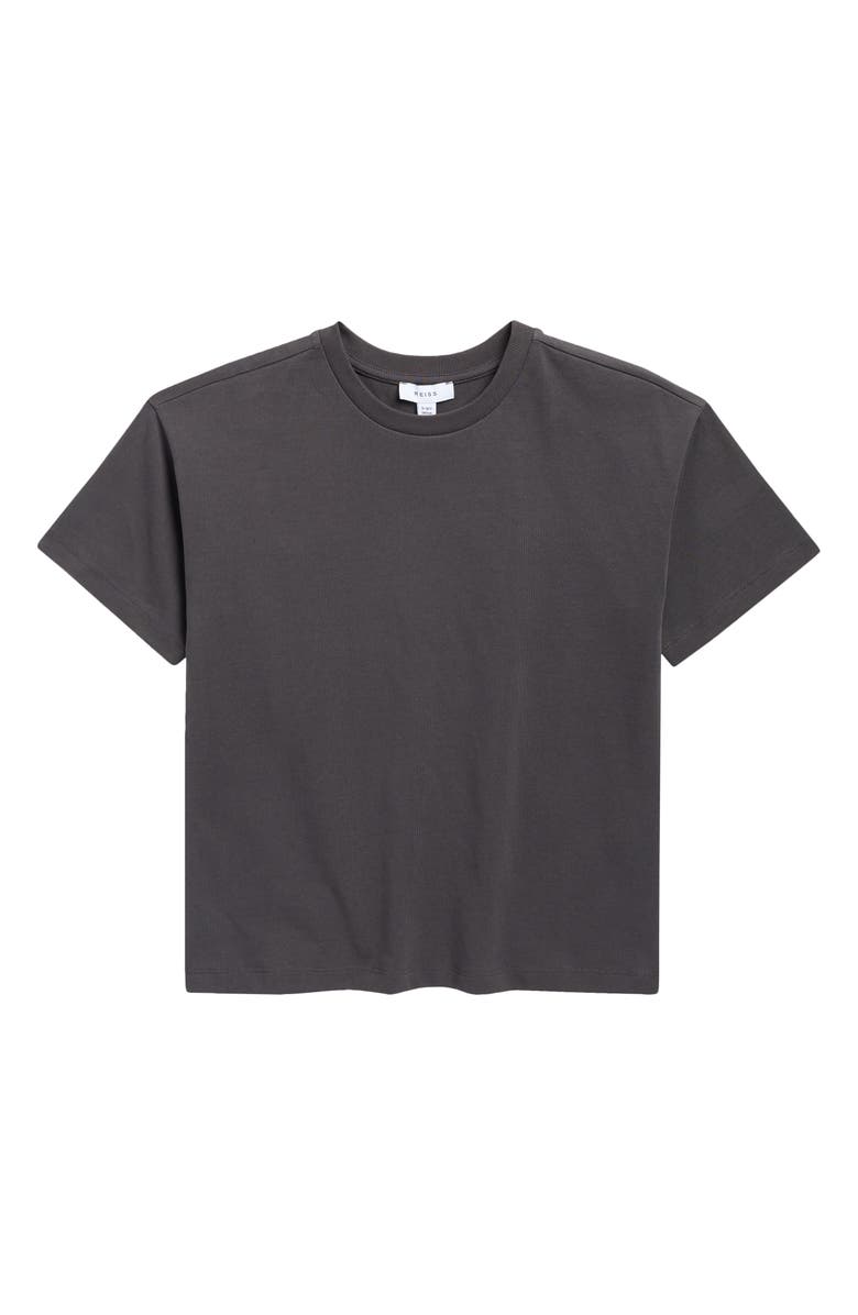 Reiss Kids' Selby Crewneck Cotton T-Shirt, Main, color, Washed Black